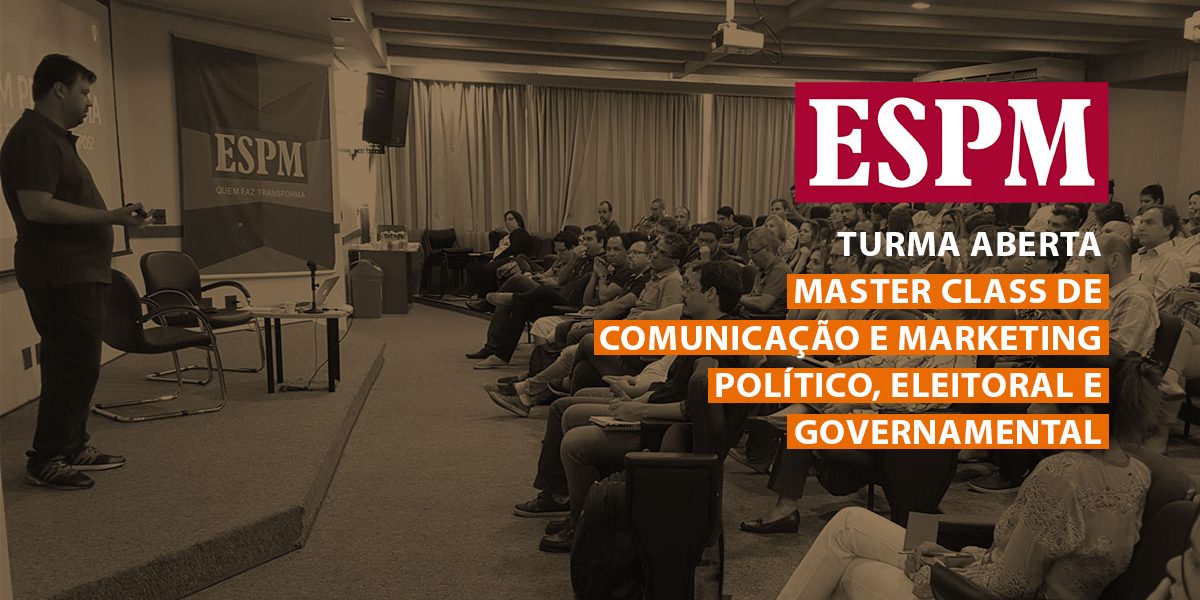 curso Master Class comunicação e marketing político digital - ESPM - Marcelo Vitorino